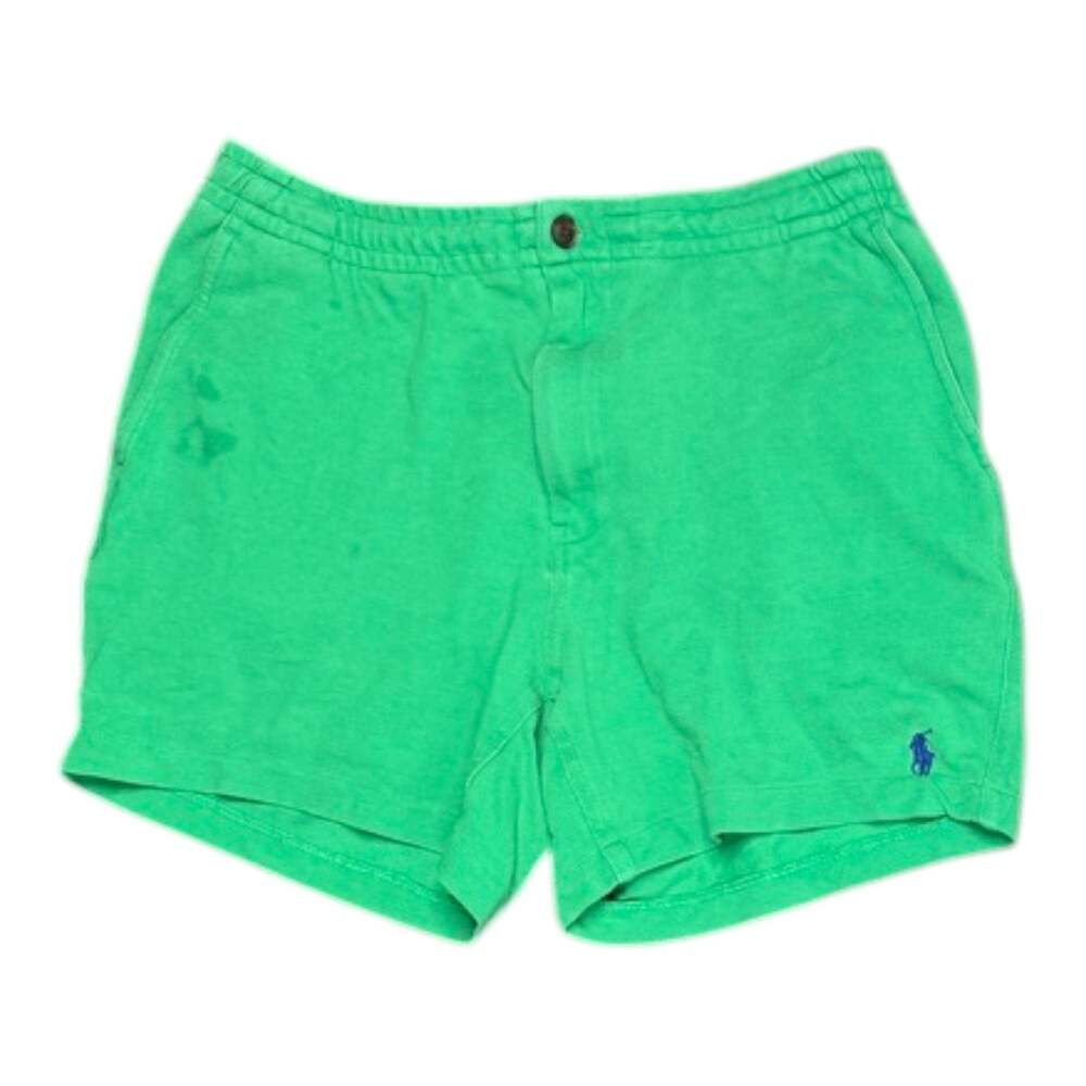 Polo Ralph Lauren Green Cotton Elastic Waist Shorts